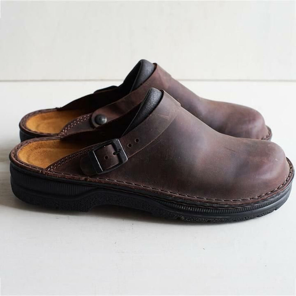 Finn | Men’s Rustic Slip-On Clogs
