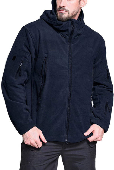 Men’s Full Zip Fleece Hooded Jacket