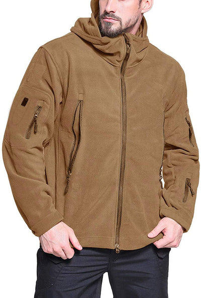Men’s Full Zip Fleece Hooded Jacket