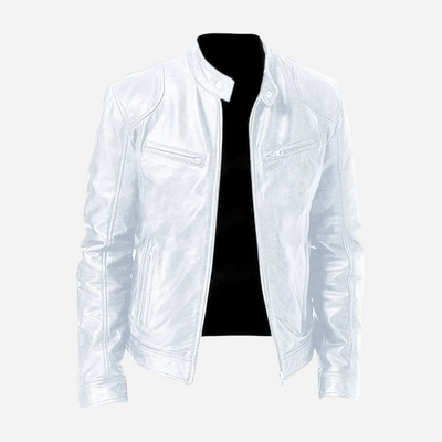 Men’s Black Faux Leather Jacket