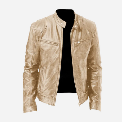 Men’s Black Faux Leather Jacket