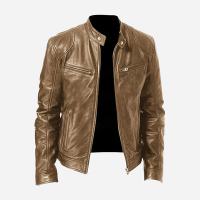 Men’s Black Faux Leather Jacket