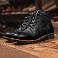 Men’s Leather Lace Up Boots