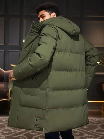 Men’s Hooded Parka Jacket for Outdoors