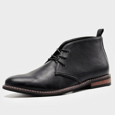 Men's Desert Boots Lace Up Ankle High Textured Sole