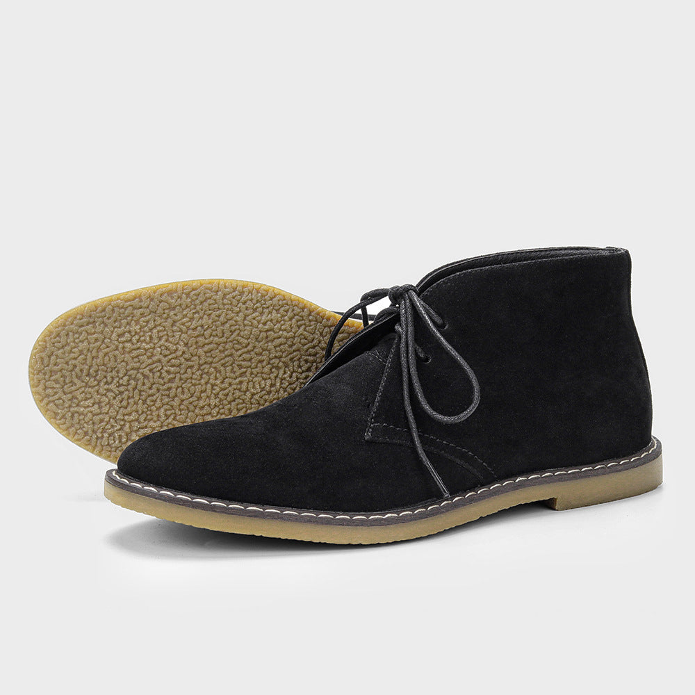 Men’s Suede Chukka Boots Low Profile