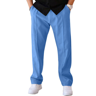 Men’s Straight Fit Pleated Trousers