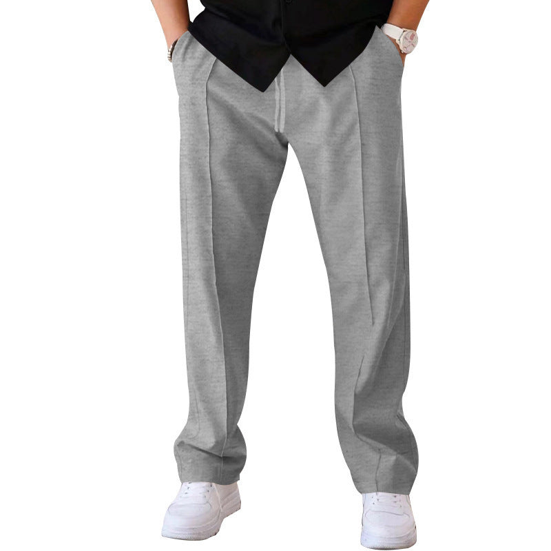 Men’s Straight Fit Pleated Trousers
