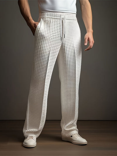 Men’s Textured Straight Leg Lounge Pants
