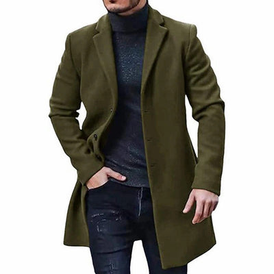 Men's Padded Winter Coat with Hood
