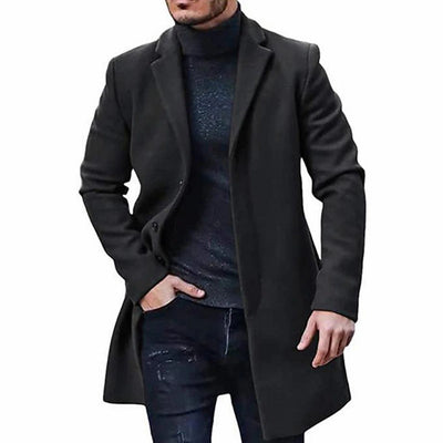 Men's Padded Winter Coat with Hood