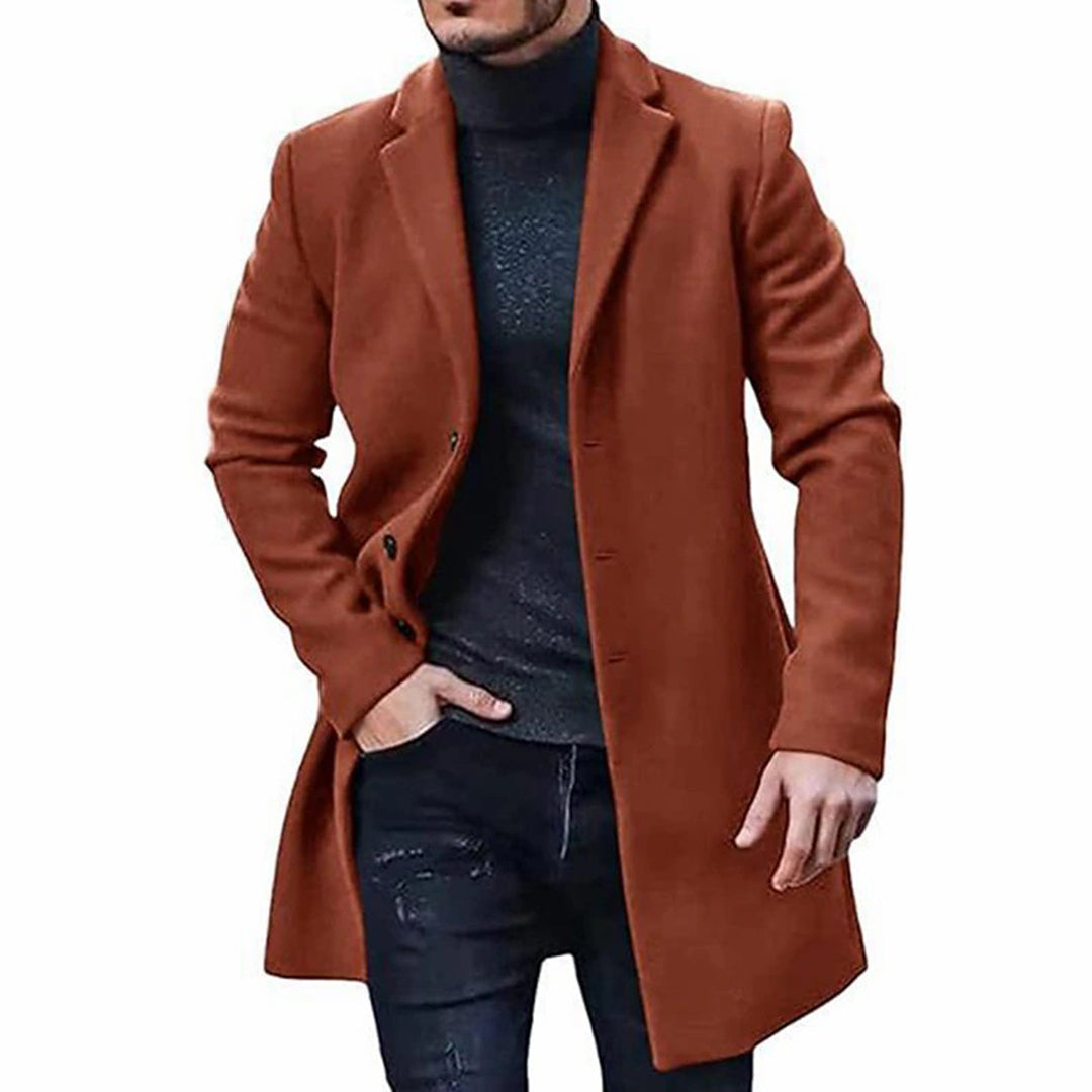 Men's Padded Winter Coat with Hood