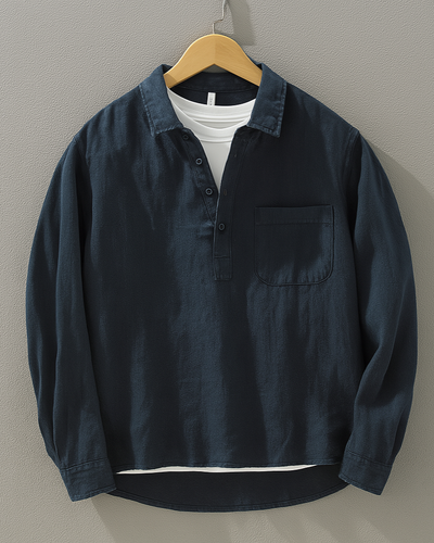 Men's Straight Fit Button Shirt