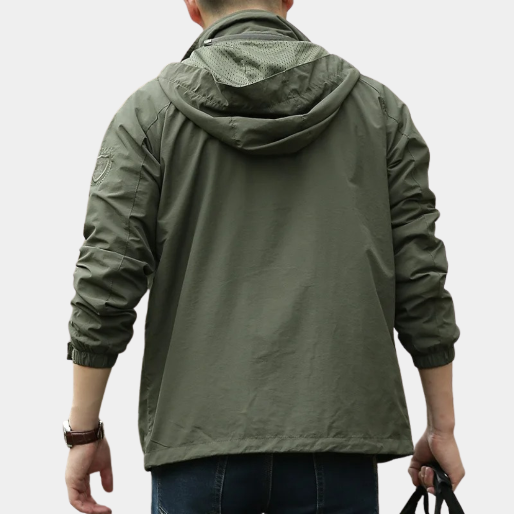 Men’s Zip Front Hooded Jacket