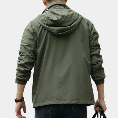 Men’s Zip Front Hooded Jacket