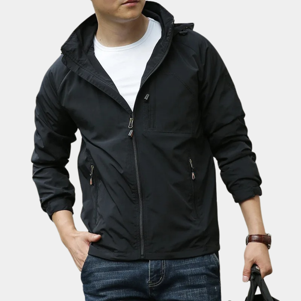 Men’s Zip Front Hooded Jacket