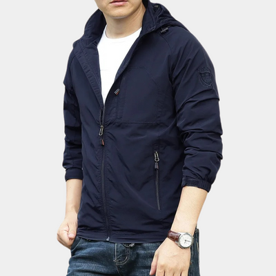 Men’s Zip Front Hooded Jacket