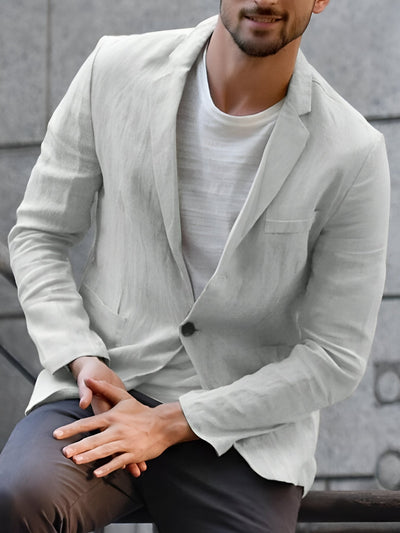 Men’s Slim Fit Grey Blazer Jacket
