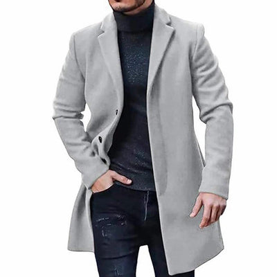 Men's Padded Winter Coat with Hood