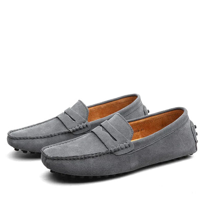 Men’s Brown Penny Loafers Slip On