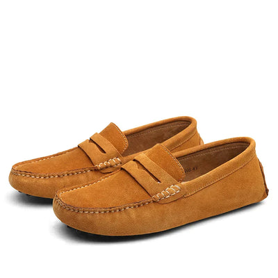 Men’s Brown Penny Loafers Slip On