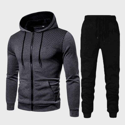 Men’s Zip Front Tracksuit Set