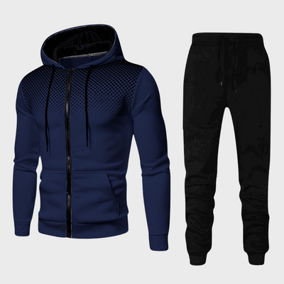 Men’s Zip Front Tracksuit Set