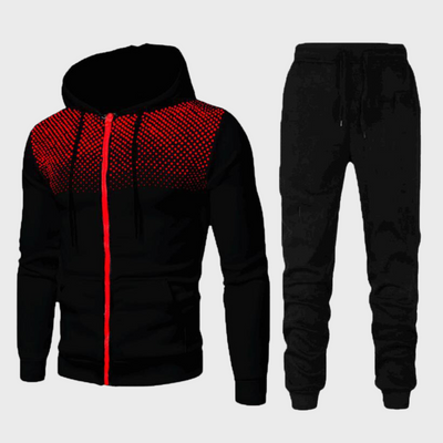 Men’s Zip Front Tracksuit Set