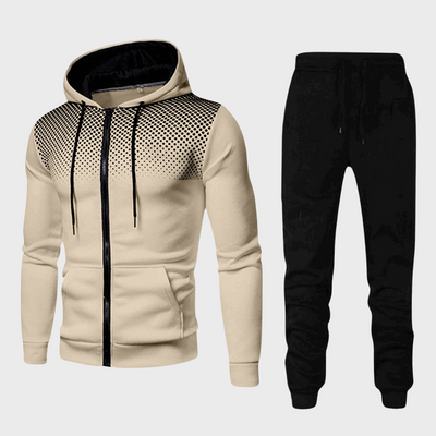 Men’s Zip Front Tracksuit Set