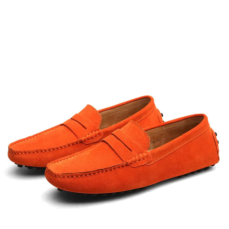 Men’s Brown Penny Loafers Slip On