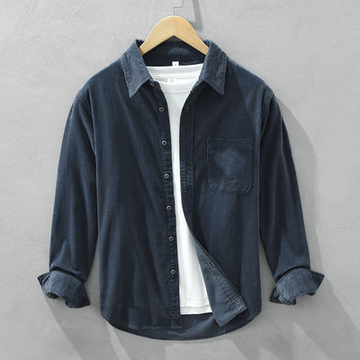 Men’s Corduroy Button Front Shirt