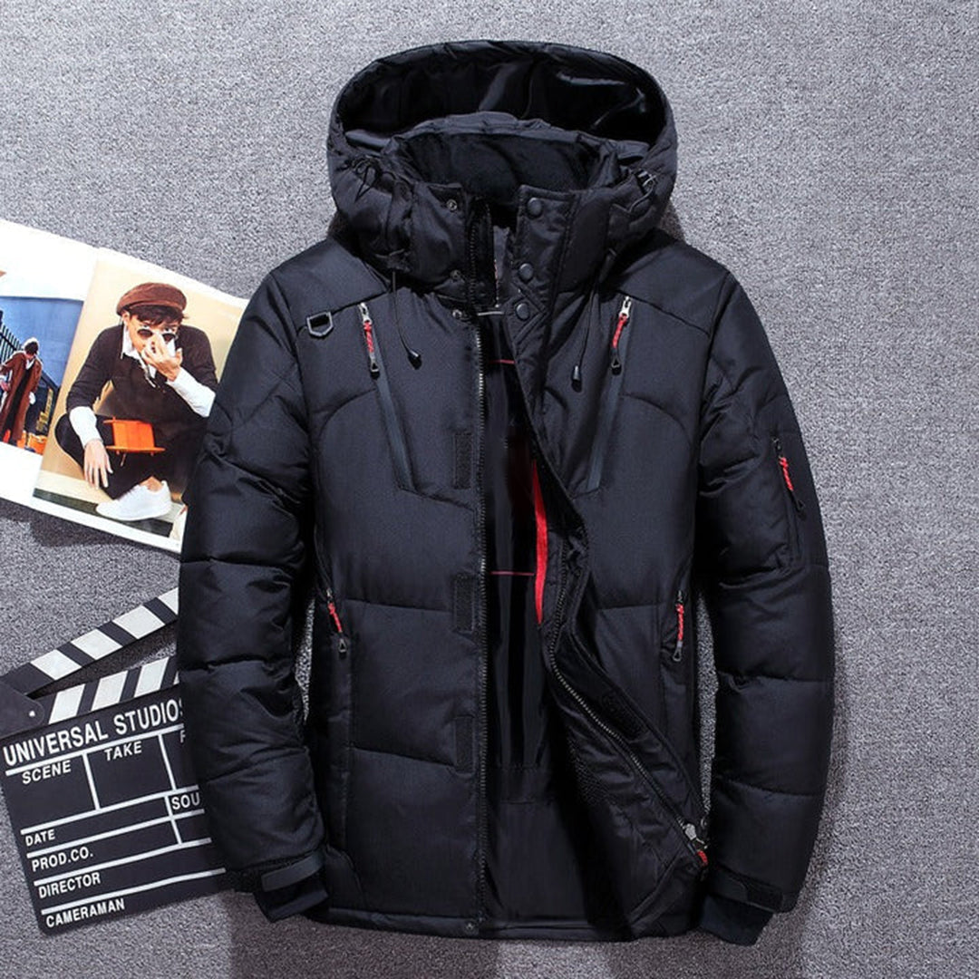 Men’s Hooded Winter Zip Jacket