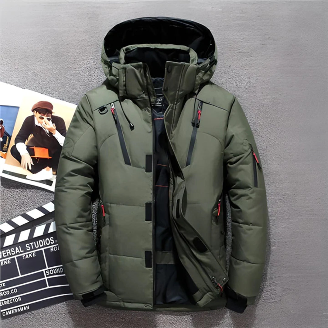 Men’s Hooded Winter Zip Jacket