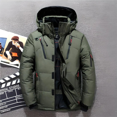 Men’s Hooded Winter Zip Jacket