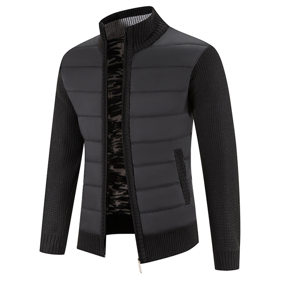 Men's Hybrid Knit Puffer Jacket Zip