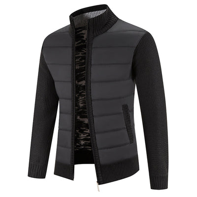 Men's Hybrid Knit Puffer Jacket Zip