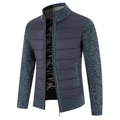 Men's Hybrid Knit Puffer Jacket Zip