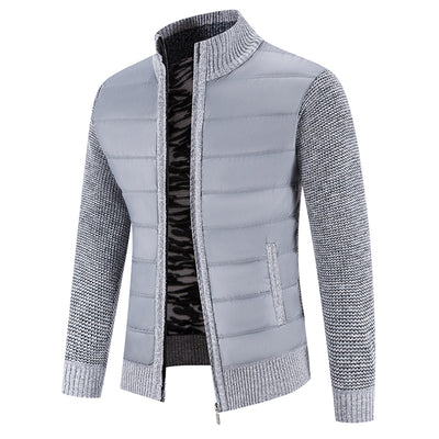 Men's Hybrid Knit Puffer Jacket Zip