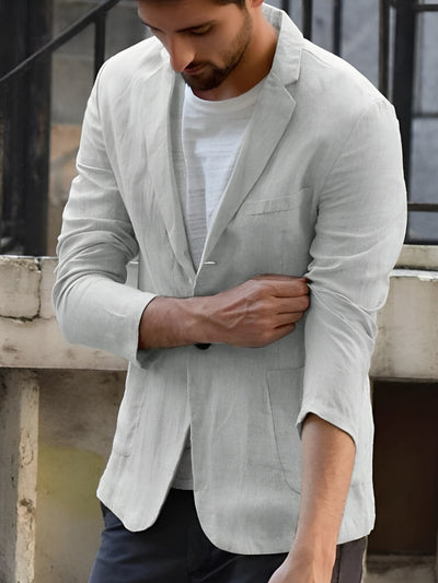 Men’s Slim Fit Grey Blazer Jacket