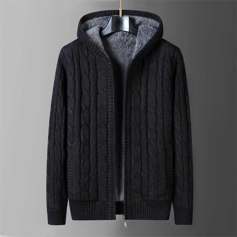 Men's Wool Knit Crewneck Sweater