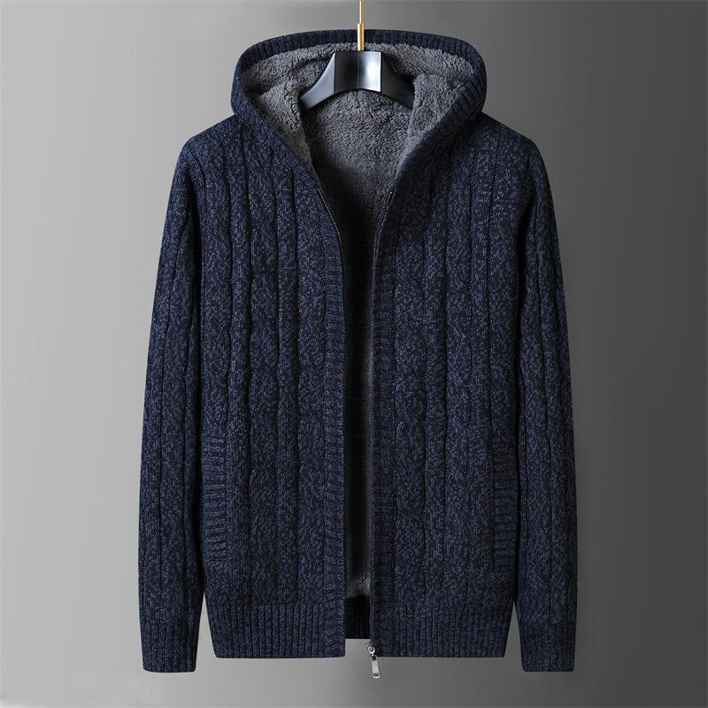 Men's Wool Knit Crewneck Sweater