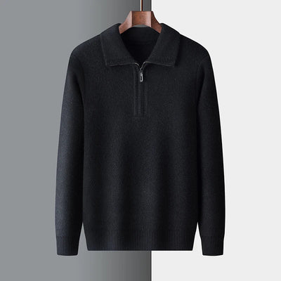 Men's Wool Crew Neck Pullover Jumper