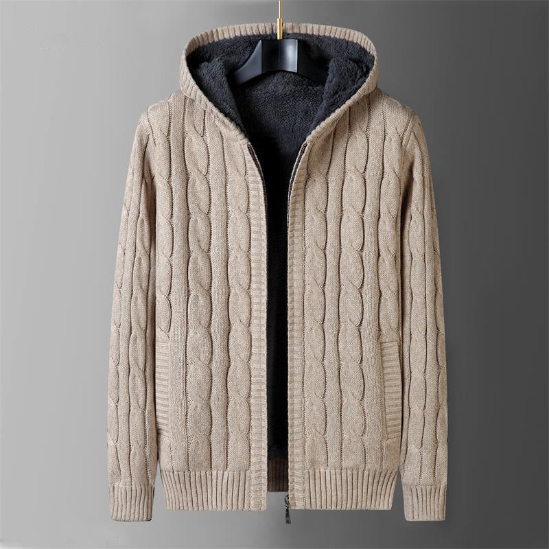 Men's Wool Knit Crewneck Sweater