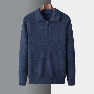 Men's Wool Crew Neck Pullover Jumper