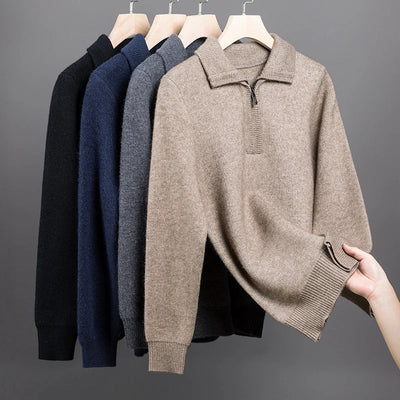 Men's Wool Crew Neck Pullover Jumper