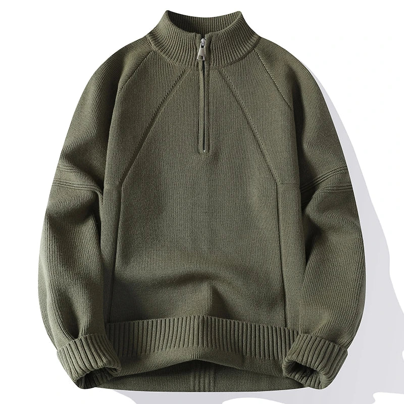 Men’s Half Zip Knit Jumper