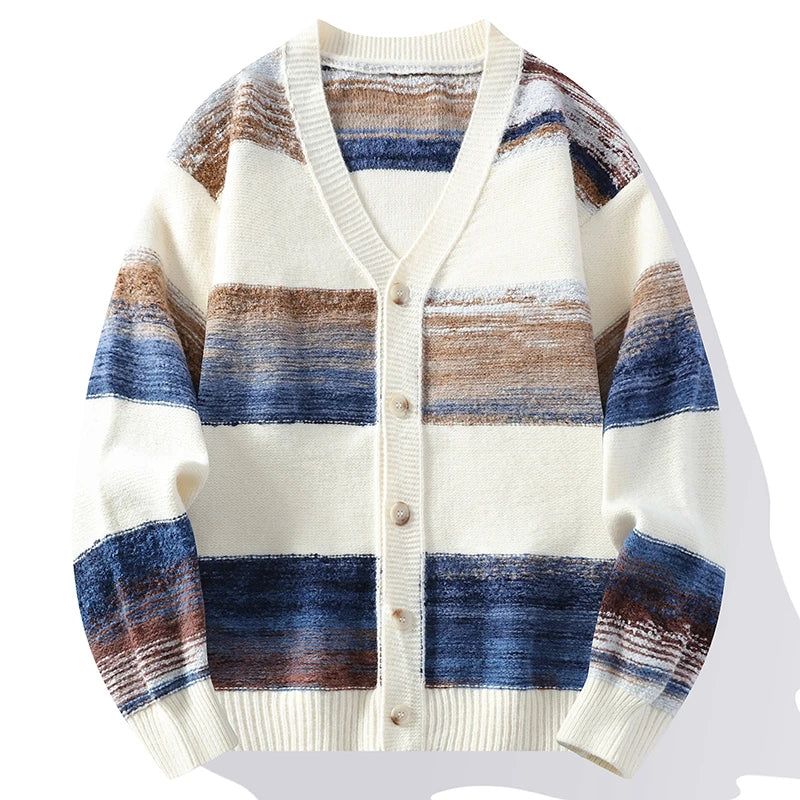 Women's Abstract Knit Open Cardigan