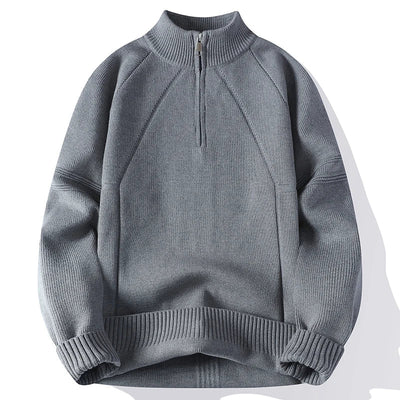 Men’s Half Zip Knit Jumper