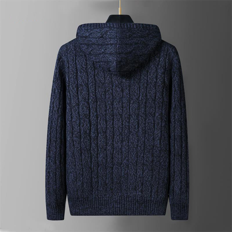 Men's Wool Knit Crewneck Sweater