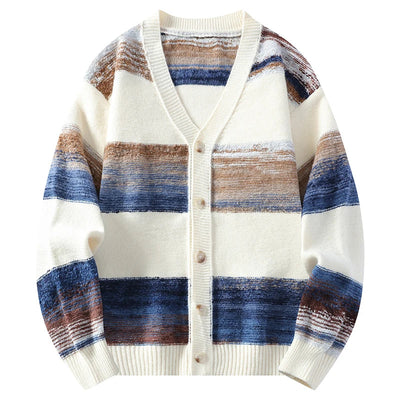 Women's Abstract Knit Open Cardigan